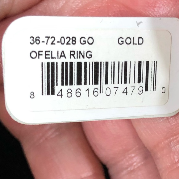 Shiraleah Anthropologie Ring Ofelia Crown Neutral Cream Brown Boho Wood Beads - Picture 7 of 8